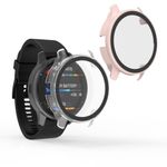 Set 2 huse pentru Garmin Venu 2 Plus, Kwmobile, Roz/Transparent, Plastic, 58452.02 fotografia produsului