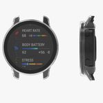 Set 2 huse pentru Garmin Venu 2 Plus, Kwmobile, Roz/Transparent, Plastic, 58452.02 fotografia produsului View 7 S