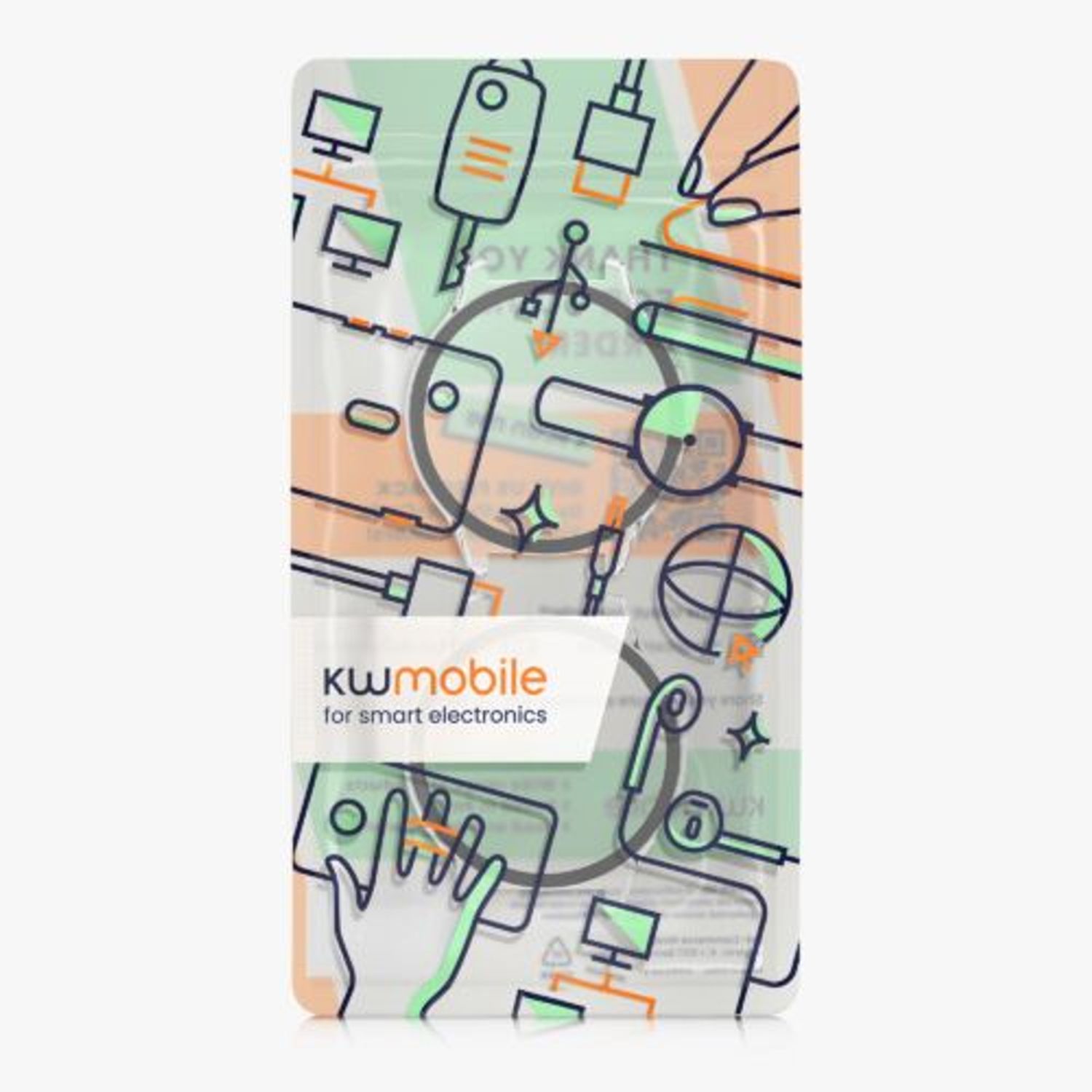 Set 2 huse pentru Honor Watch GS 3, Kwmobile, Transparent, Plastic, 58188.02 fotografia produsului View 7 L