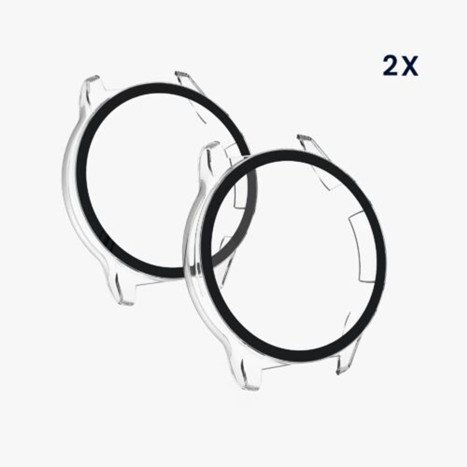 Set 2 huse pentru Honor Watch GS 3, Kwmobile, Transparent, Plastic, 58188.02 fotografia produsului View 6 L
