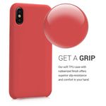 Husa pentru Apple iPhone X/iPhone XS, Silicon, Rosu, 42495.20 fotografia produsului View 4 S