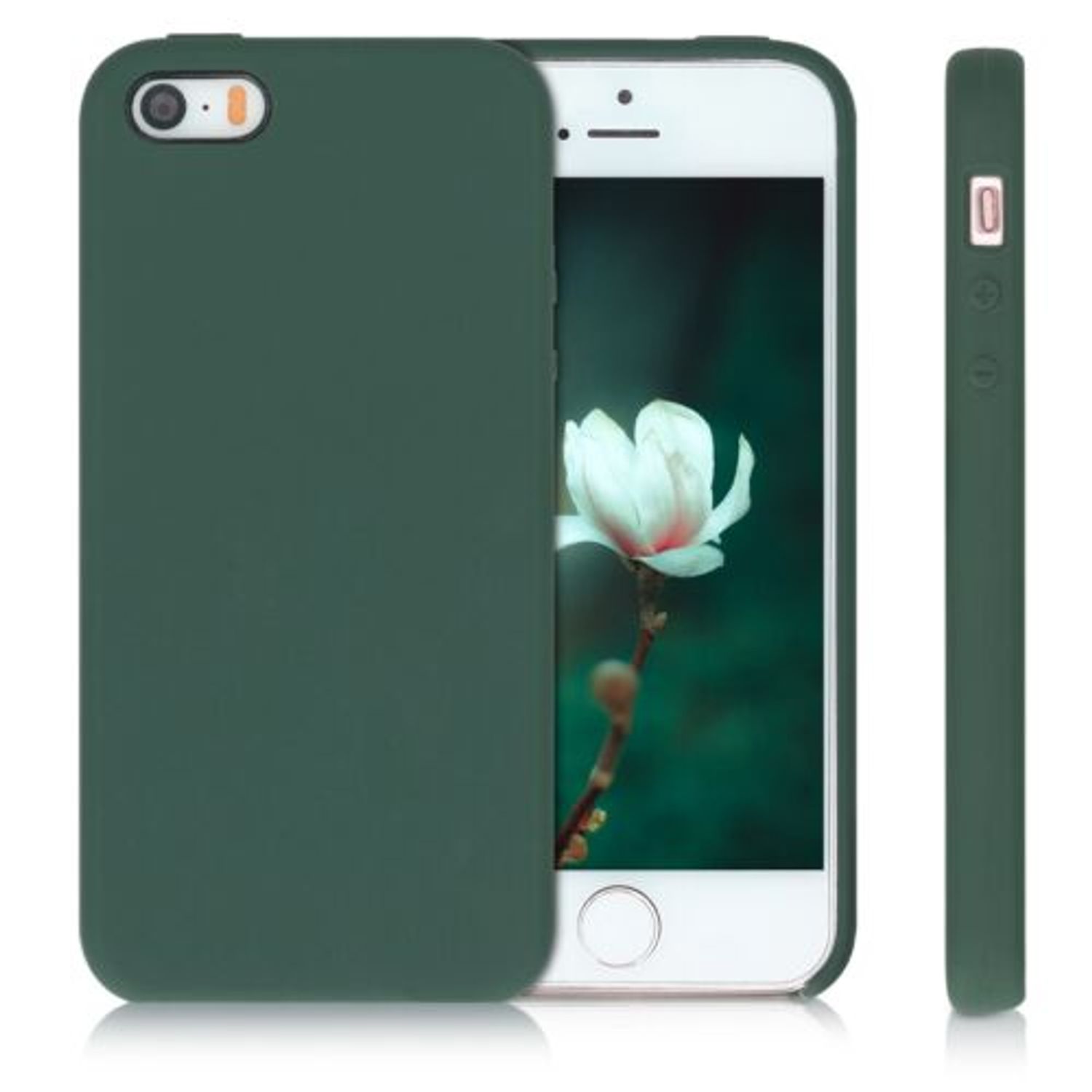 Husa pentru Apple iPhone 5/iPhone 5s/iPhone SE, Silicon, Verde, 42766.169 fotografia produsului View 2 L
