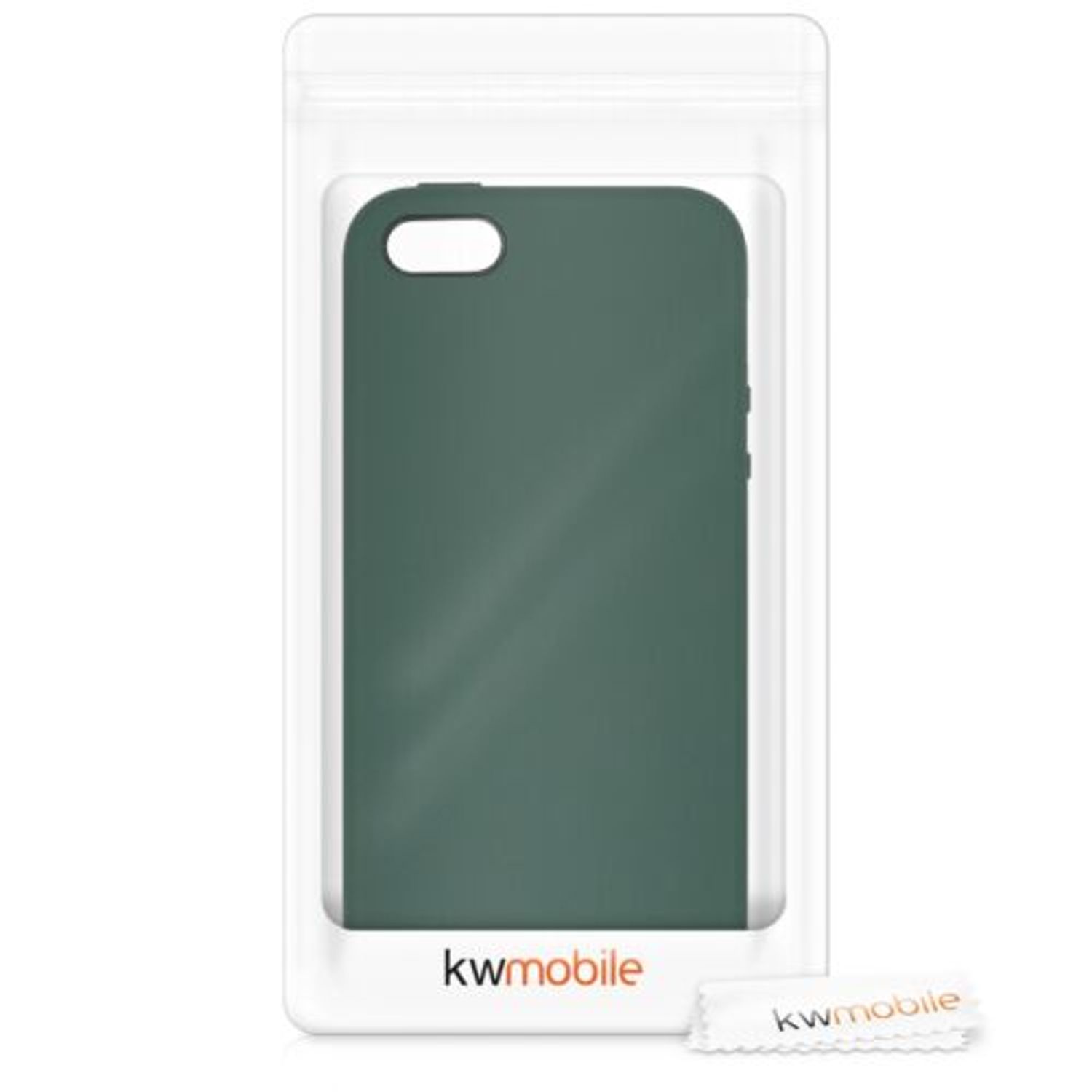 Husa pentru Apple iPhone 5/iPhone 5s/iPhone SE, Silicon, Verde, 42766.169 fotografia produsului View 7 L