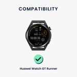 Set 2 curele pentru Huawei Watch GT Runner, Kwmobile, Multicolor, Silicon, 57783.01 fotografia produsului View 6 S