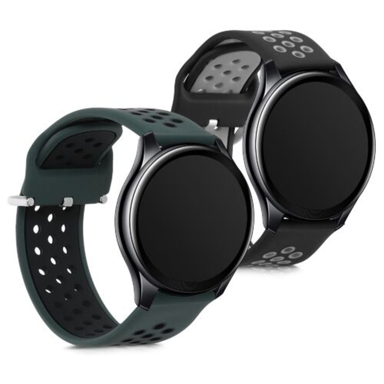 Set 2 curele pentru OnePlus Watch, Kwmobile, Multicolor, Silicon, 56983.02 fotografia produsului