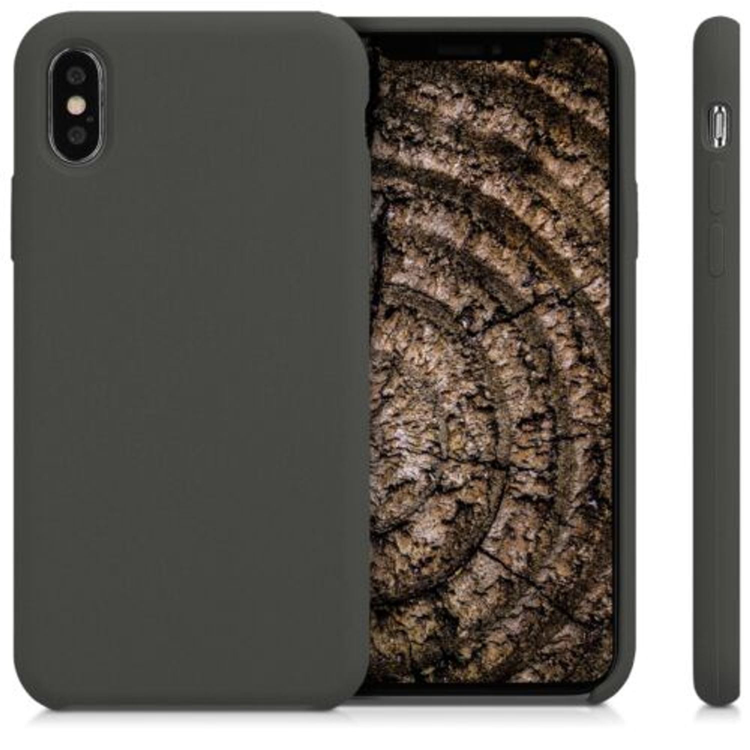 Husa pentru Apple iPhone X/iPhone XS, Silicon, Verde, 42495.107 fotografia produsului View 2 L