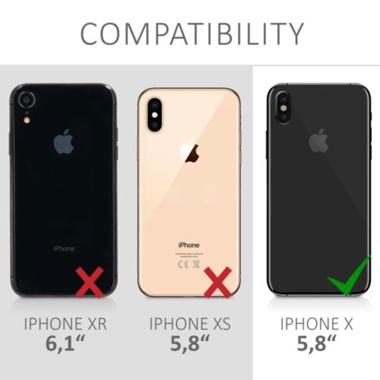 Husa pentru Apple iPhone X/iPhone XS, Silicon, Verde, 42495.142 fotografia produsului View 6 L