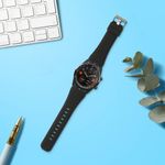 Curea pentru TicWatch Pro, Kwmobile, Negru, Silicon, 46402.01 fotografia produsului View 3 S