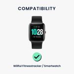 Set 2 curele pentru Willful Smartwatch/Fitnesstracker, Kwmobile, Gri/Verde, Silicon, 57791.02 fotografia produsului View 6 S