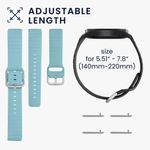 Set 2 curele pentru Willful Smartwatch/Fitnesstracker, Kwmobile, Negru/Verde, Silicon, 56230.04 fotografia produsului View 7 S