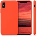 Husa pentru Apple iPhone X/iPhone XS, Silicon, Portocaliu, 42495.69 fotografia produsului View 2 S