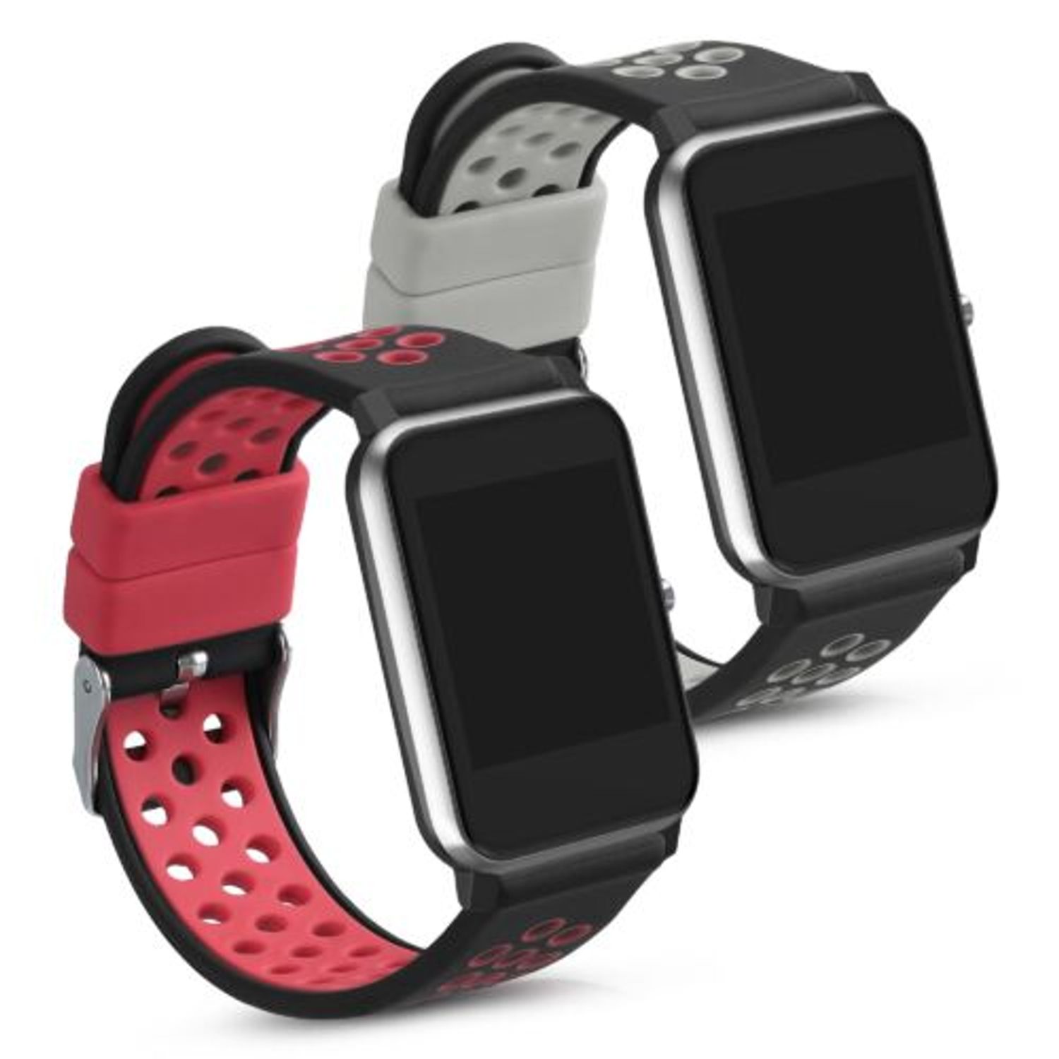 Set 2 curele pentru Willful Smartwatch/Fitnesstracker, Kwmobile, Multicolor, Silicon, 56228.01 fotografia produsului