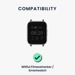 Set 2 curele pentru Willful Smartwatch/Fitnesstracker, Kwmobile, Multicolor, Silicon, 56228.02 fotografia produsului View 6 S
