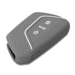 Husa Cheie Auto pentru VW, 3 Butoane, Silicon, Gri, 52650.25 fotografia produsului View 2 S