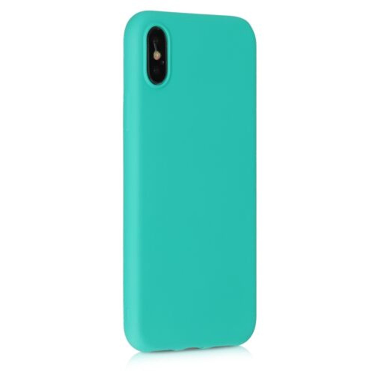 Husa pentru Apple iPhone X/iPhone XS, Silicon, Verde, 43940.126 fotografia produsului View 8 L