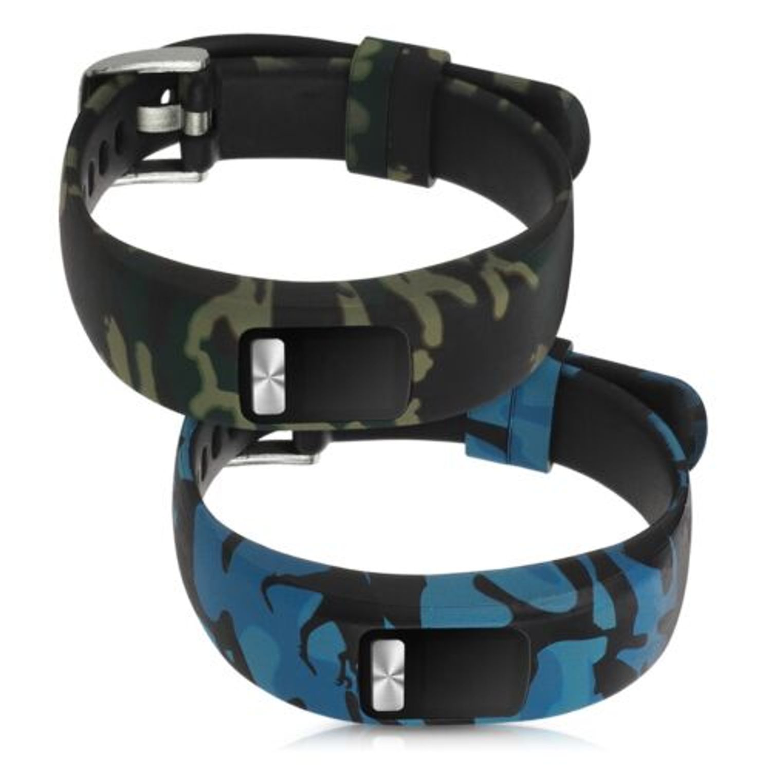 Set 2 Curele pentru Garmin Vivofit 4, Kwmobile, Silicon, Multicolor, 51920.01 fotografia produsului View 2 L
