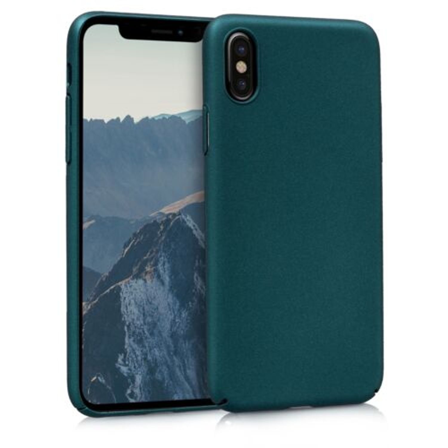 Husa pentru Apple iPhone X/iPhone XS, Policarbonat, Albastru, 44596.14 fotografia produsului