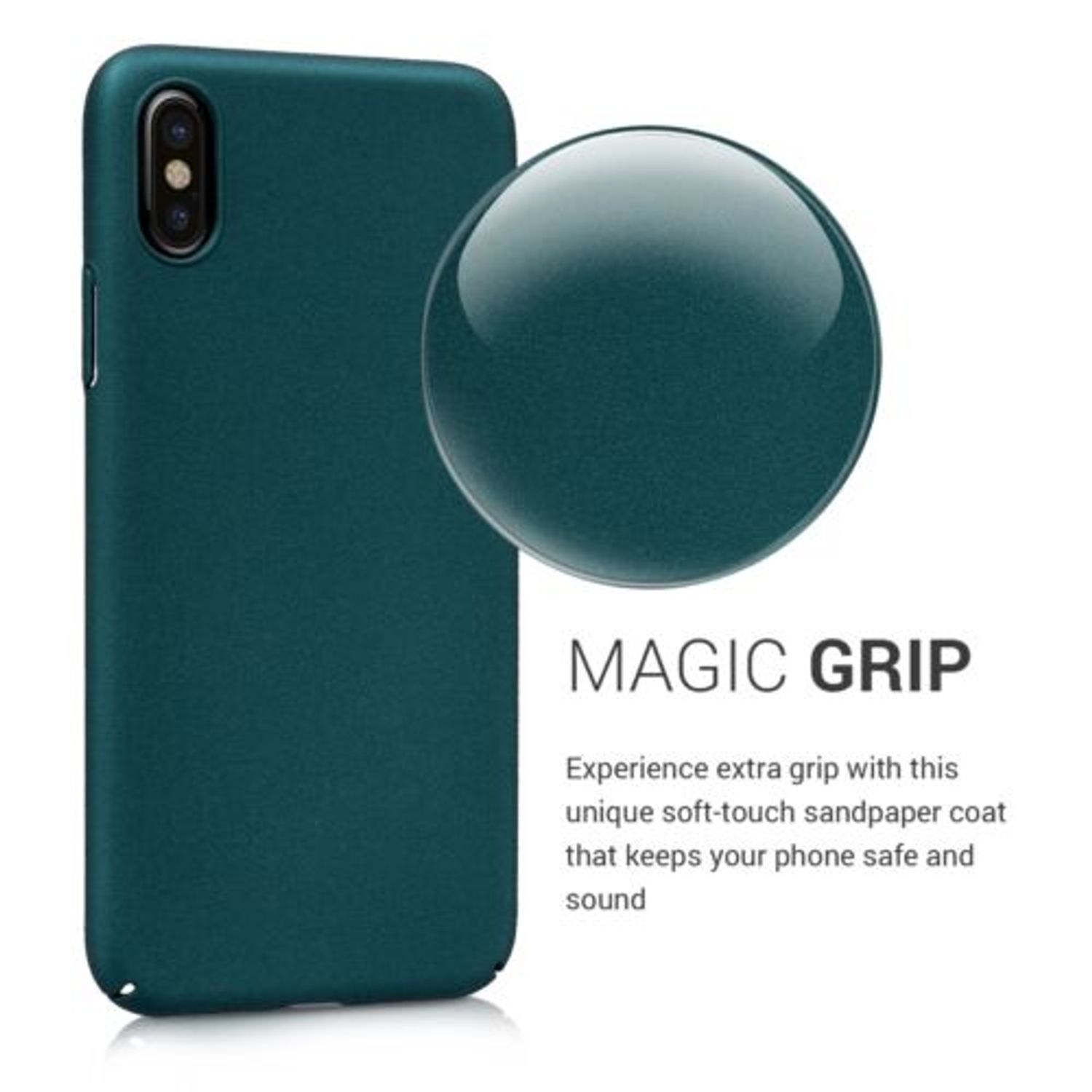 Husa pentru Apple iPhone X/iPhone XS, Policarbonat, Albastru, 44596.14 fotografia produsului View 4 L