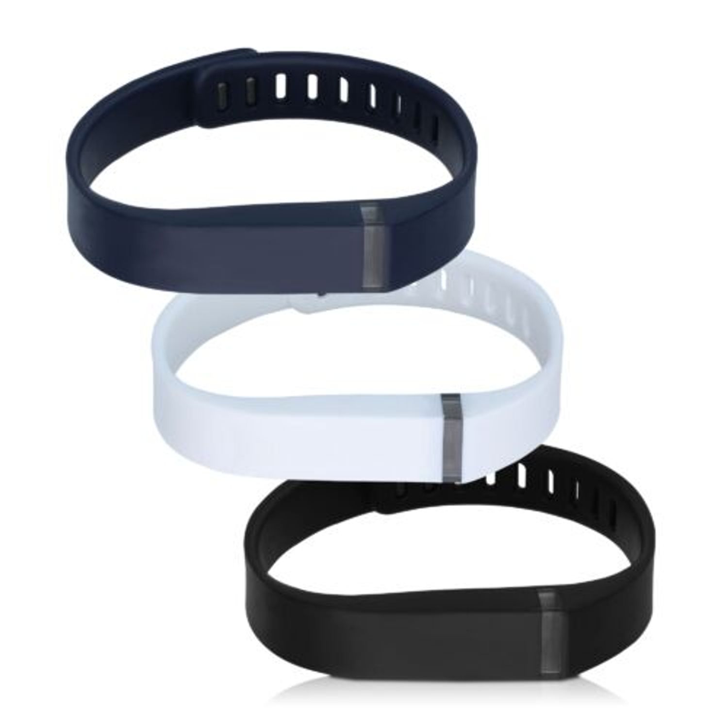 Set 3 Curele pentru Fitbit Flex, Kwmobile, Silicon, Multicolor, 37226.48 fotografia produsului View 2 L
