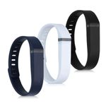 Set 3 Curele pentru Fitbit Flex, Kwmobile, Silicon, Multicolor, 37226.48 fotografia produsului