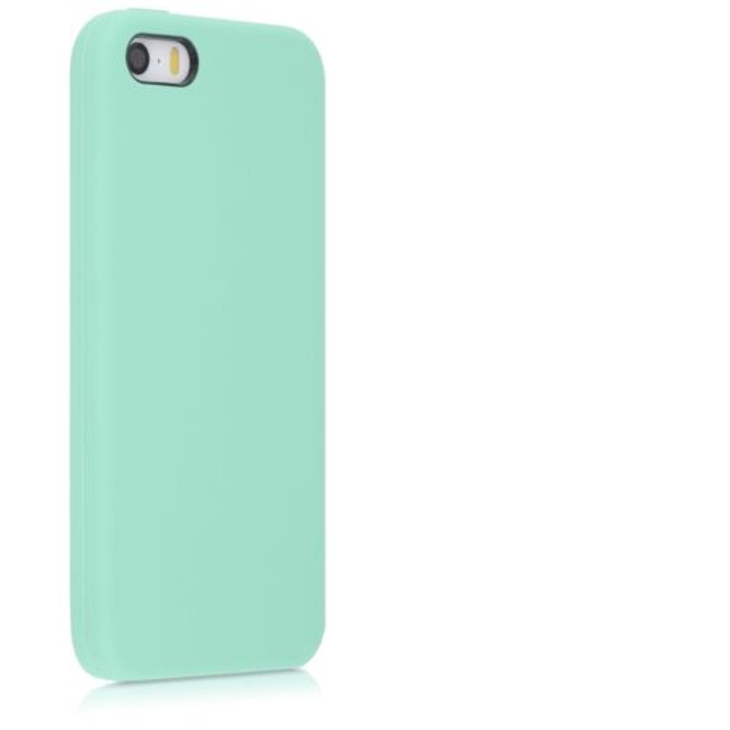 Husa pentru Apple iPhone 5/iPhone 5s/iPhone SE, Silicon, Verde, 42766.176 fotografia produsului View 8 L