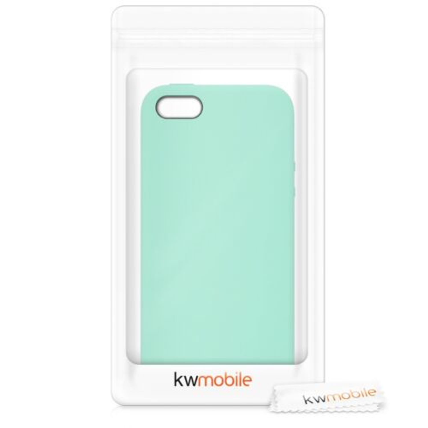 Husa pentru Apple iPhone 5/iPhone 5s/iPhone SE, Silicon, Verde, 42766.176 fotografia produsului View 7 L