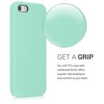 Husa pentru Apple iPhone 5/iPhone 5s/iPhone SE, Silicon, Verde, 42766.176 fotografia produsului View 4 S