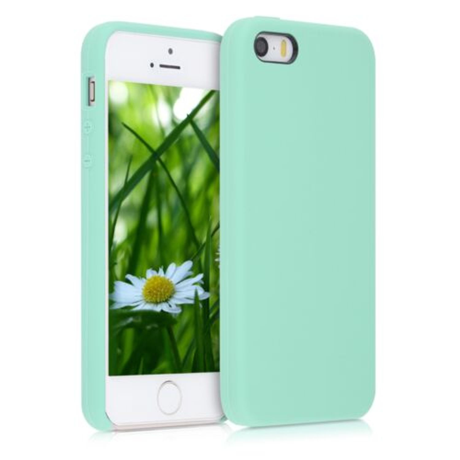 Husa pentru Apple iPhone 5/iPhone 5s/iPhone SE, Silicon, Verde, 42766.176 fotografia produsului