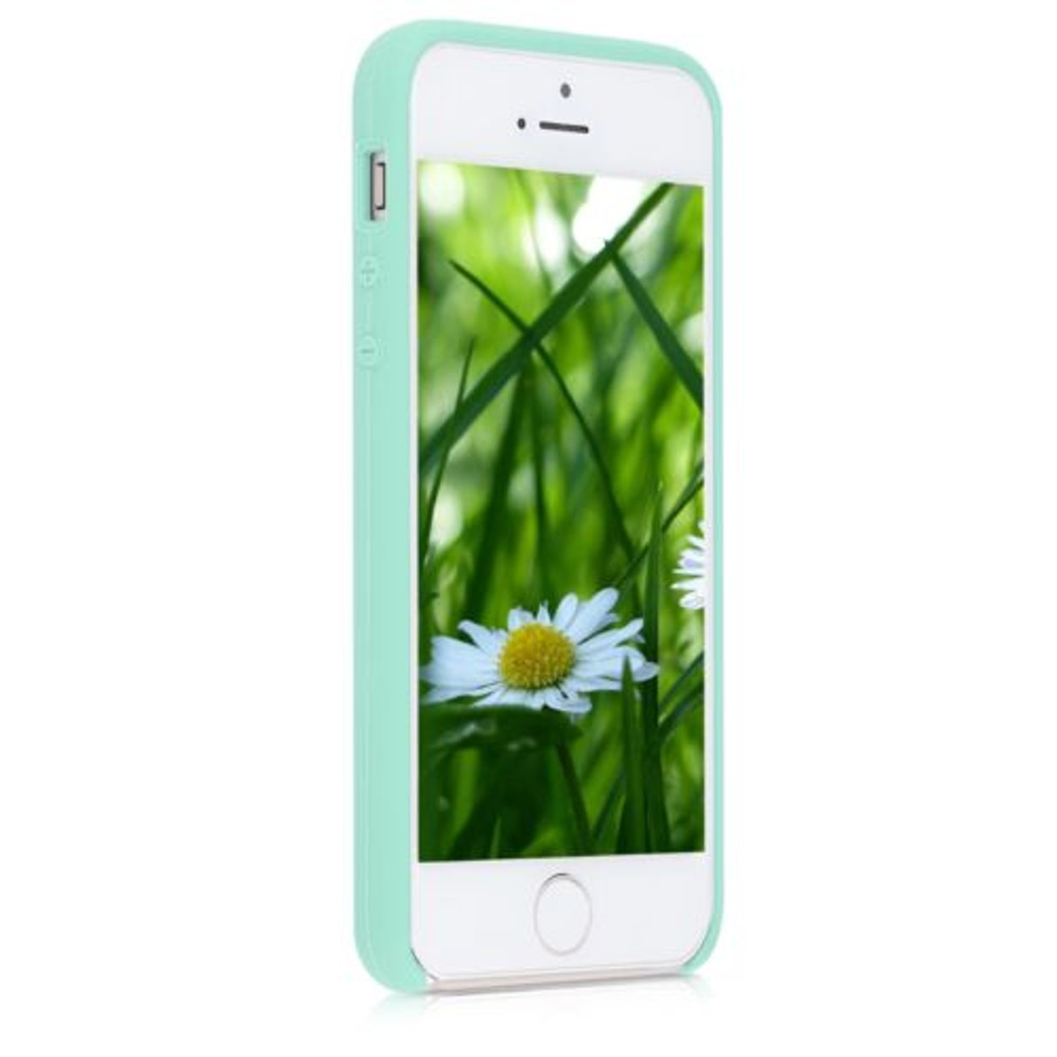 Husa pentru Apple iPhone 5/iPhone 5s/iPhone SE, Silicon, Verde, 42766.176 fotografia produsului View 3 L