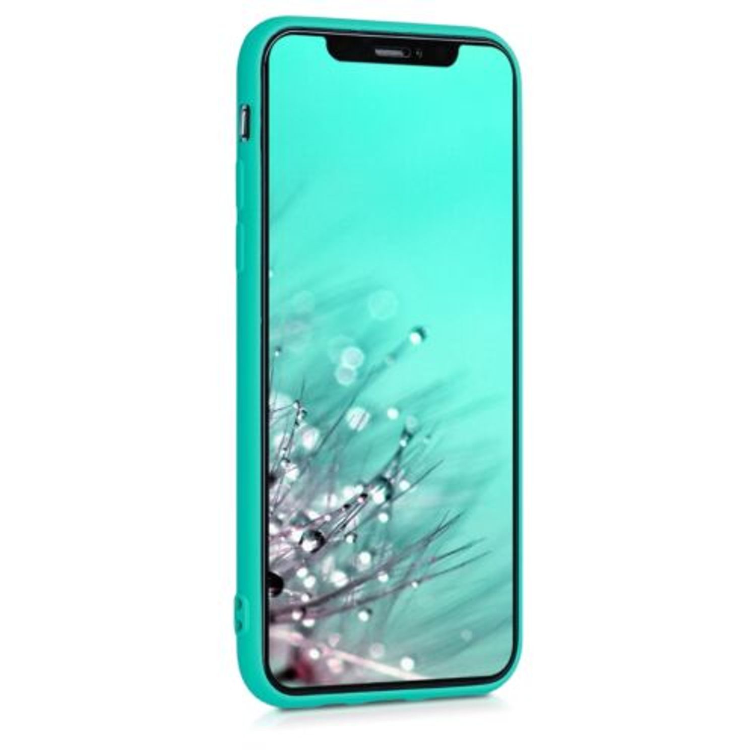 Husa pentru Apple iPhone X/iPhone XS, Silicon, Verde, 46270.126 fotografia produsului View 3 L