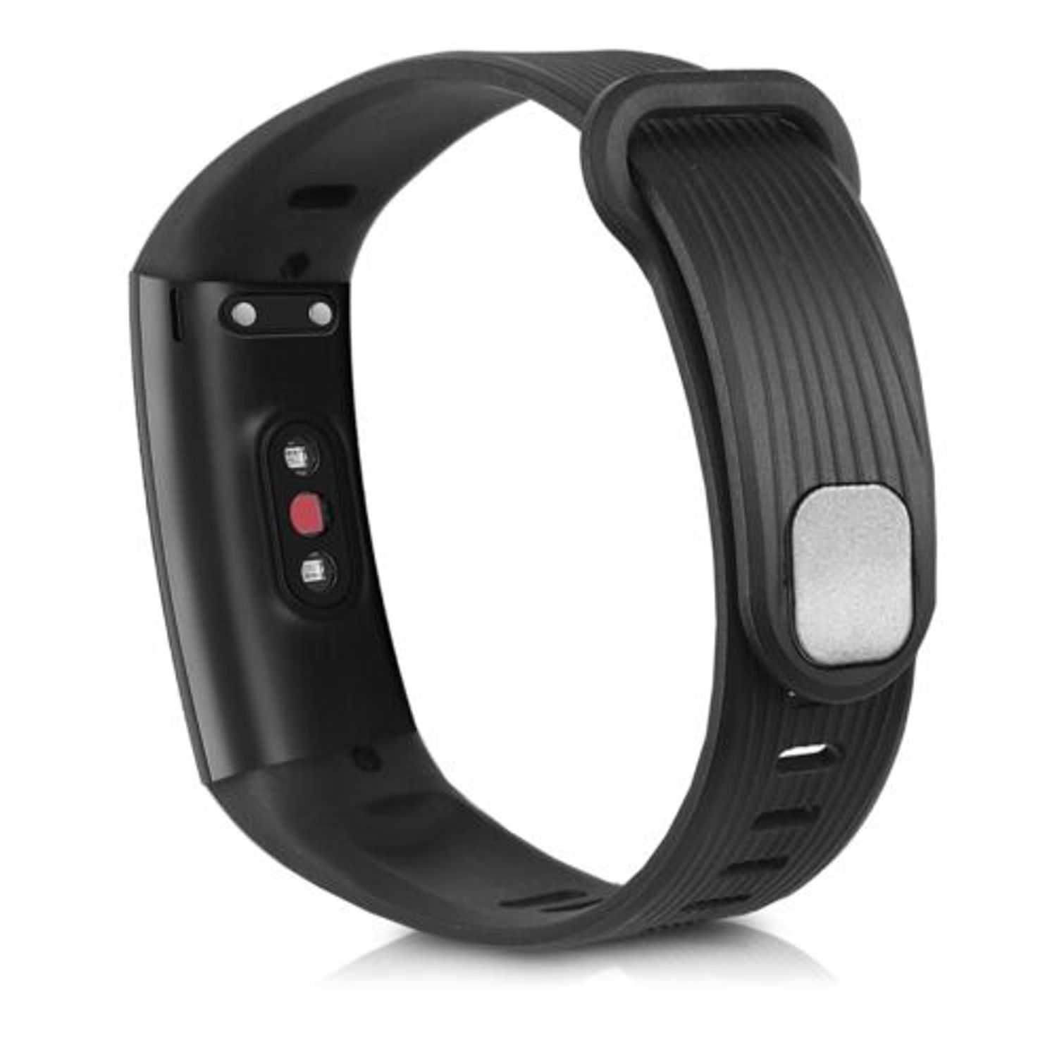 Curea pentru Honor Band 3, Kwmobile, Silicon, Negru, 43724.01 fotografia produsului View 3 L