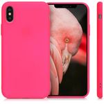 Husa pentru Apple iPhone X/iPhone XS, Silicon, Roz, 46270.77 fotografia produsului View 2 S