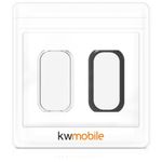 Set 2 Huse pentru Fitbit Luxe, Kwmobile, Negru/Transparent, Silicon, 55890.01 fotografia produsului View 7 S