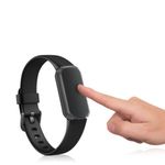 Set 2 Huse pentru Fitbit Luxe, Kwmobile, Negru/Transparent, Silicon, 55890.01 fotografia produsului View 8 S