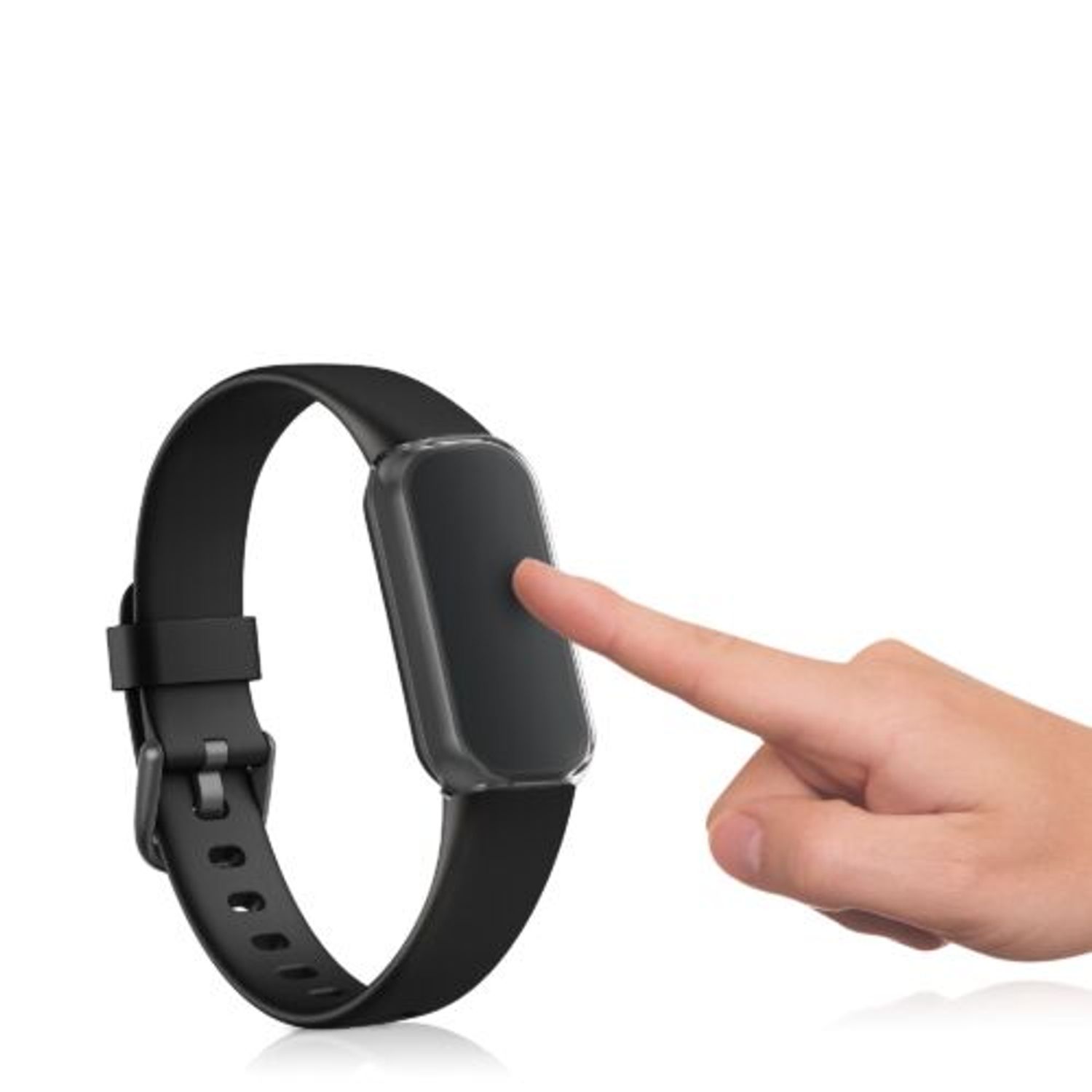 Set 2 Huse pentru Fitbit Luxe, Kwmobile, Negru/Transparent, Silicon, 55890.01 fotografia produsului View 8 L