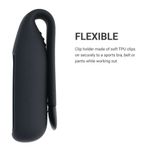 Set 2 Huse pentru Fitbit Luxe, Kwmobile, Negru/Visiniu, Silicon, 57123.02 fotografia produsului View 6 S