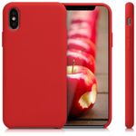 Husa pentru Apple iPhone X/iPhone XS, Silicon, Rosu, 46313.09 fotografia produsului View 2 S