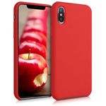 Husa pentru Apple iPhone X/iPhone XS, Silicon, Rosu, 46313.09 fotografia produsului