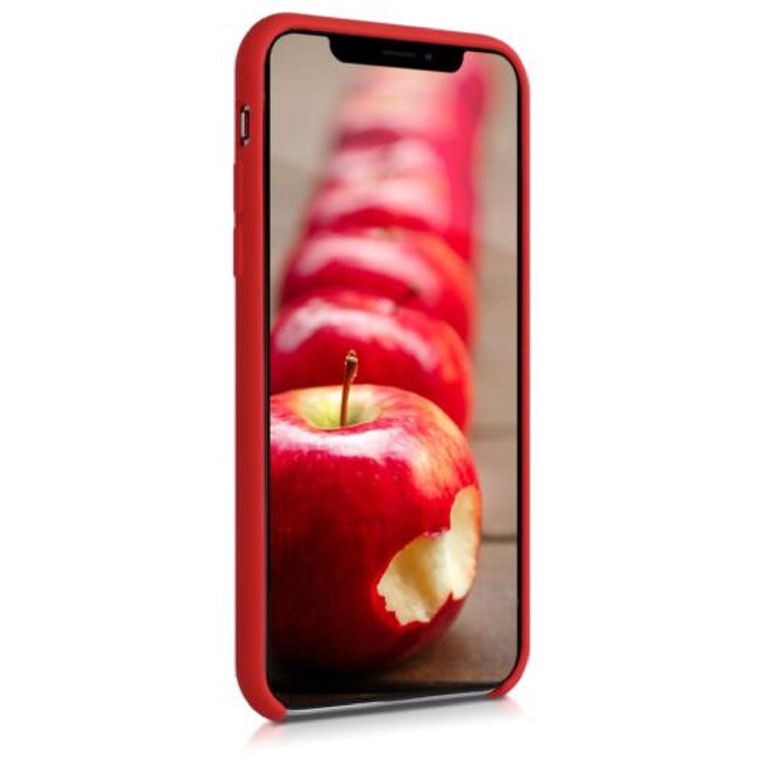 Husa pentru Apple iPhone X/iPhone XS, Silicon, Rosu, 46313.09 fotografia produsului View 5 L