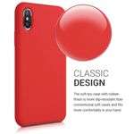 Husa pentru Apple iPhone X/iPhone XS, Silicon, Rosu, 46313.09 fotografia produsului View 6 S