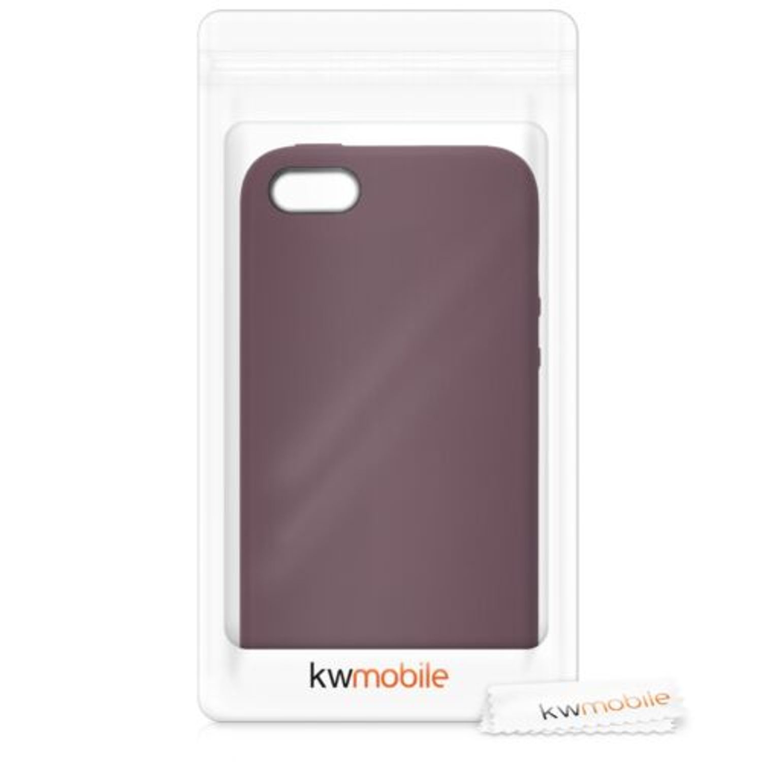 Husa pentru Apple iPhone 5/iPhone 5s/iPhone SE, Silicon, Violet, 42766.183 fotografia produsului View 7 L