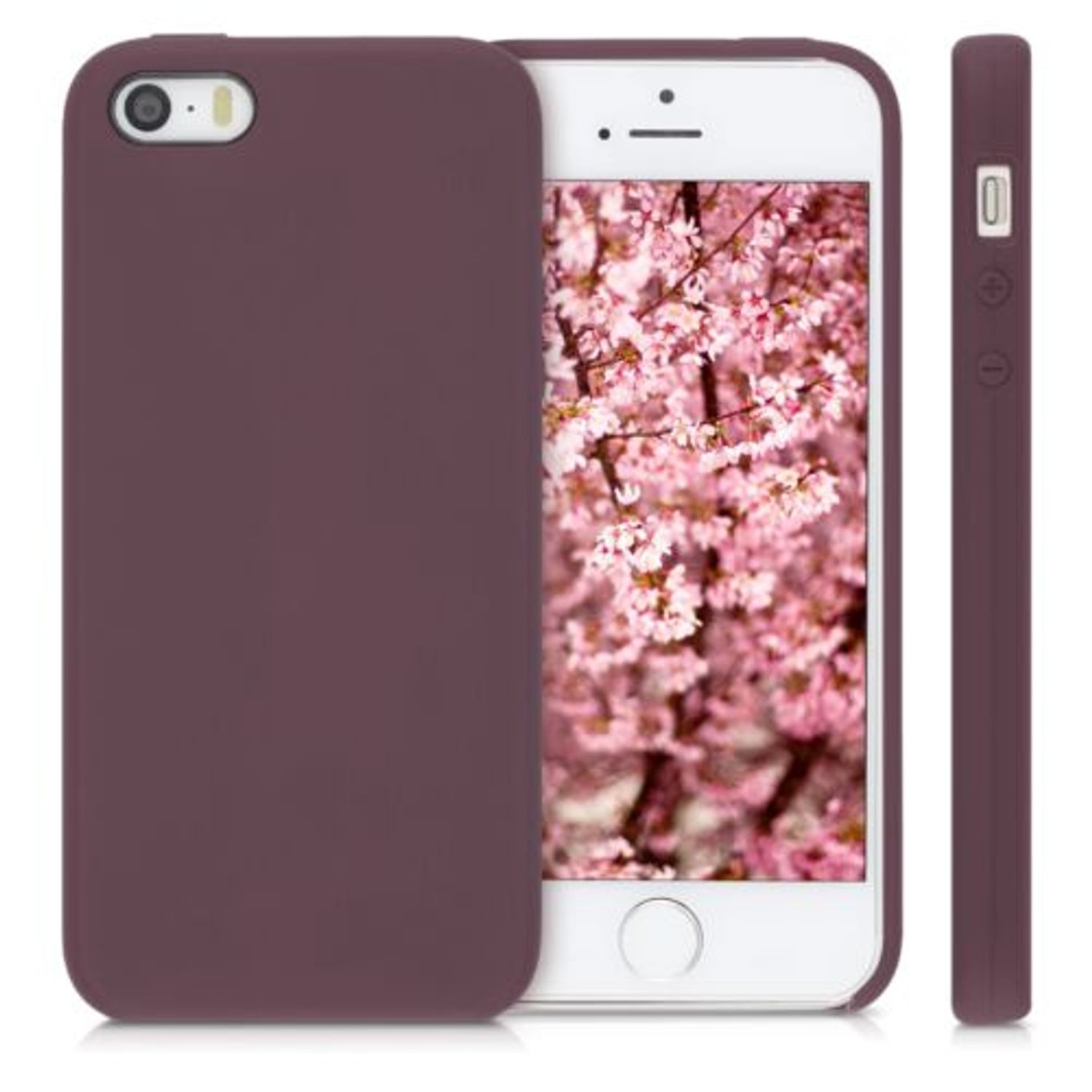 Husa pentru Apple iPhone 5/iPhone 5s/iPhone SE, Silicon, Violet, 42766.183 fotografia produsului View 2 L