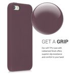 Husa pentru Apple iPhone 5/iPhone 5s/iPhone SE, Silicon, Violet, 42766.183 fotografia produsului View 4 S