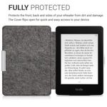 Husa pentru Kindle Paperwhite 7, Textil, Gri, 34345.22 fotografia produsului View 5 S