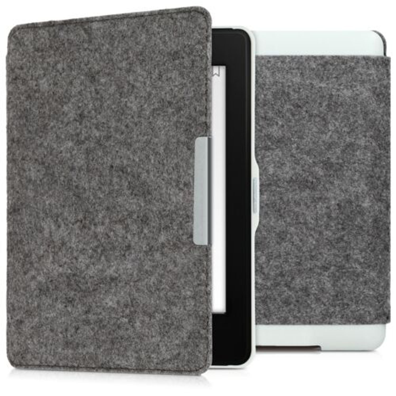 Husa pentru Kindle Paperwhite 7, Textil, Gri, 34345.22 fotografia produsului