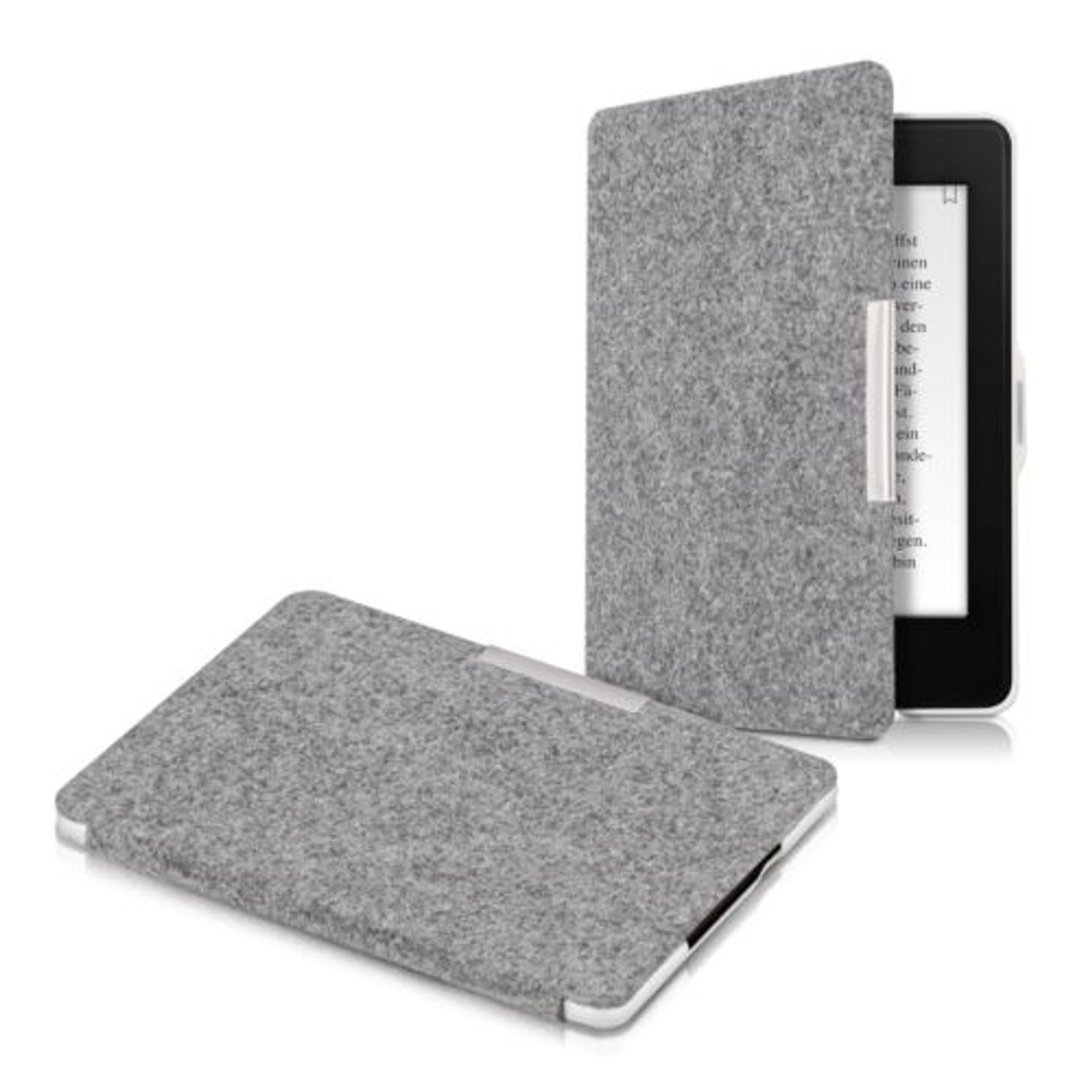 Husa pentru Kindle Paperwhite 7, Textil, Gri, 34345.25 fotografia produsului View 2 L