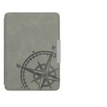 Husa pentru Kindle Paperwhite 7, Piele ecologica, Gri, 49747.02 fotografia produsului View 8 S