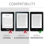 Husa pentru Kindle Paperwhite 7, Piele ecologica, Gri, 49747.02 fotografia produsului View 6 S