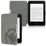Husa pentru Kindle Paperwhite 7, Piele ecologica, Gri, 49747.02 fotografia produsului View 2 S