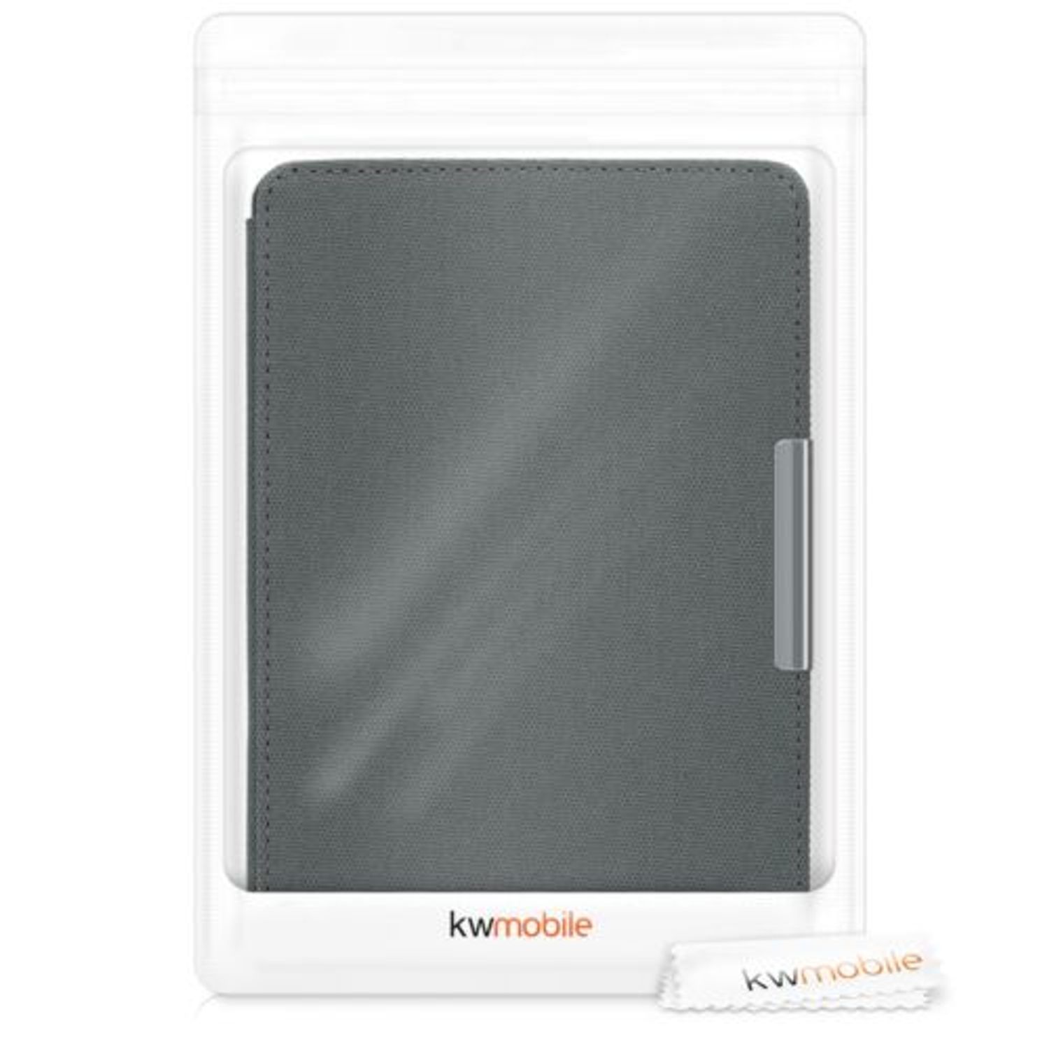 Husa pentru Kindle Paperwhite 7, Textil, Gri, 49487.73 fotografia produsului View 8 L